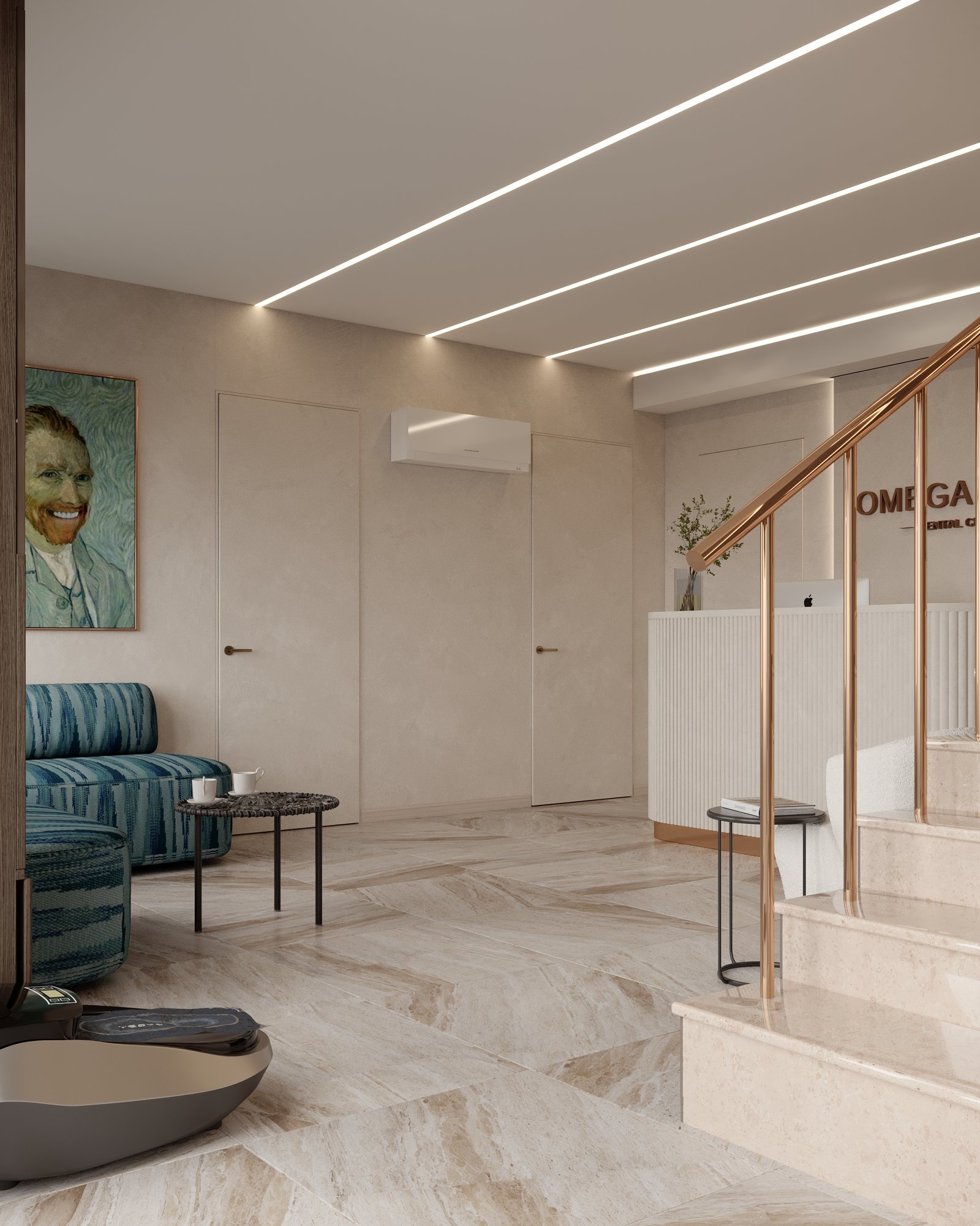 Рецепція Omega Dental Clinic в Одесі
